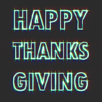 Happy Thanksgiving Text